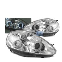 FARI OCCHI ANGEL FIAT GRANDE PUNTO 05-08 CROMATI