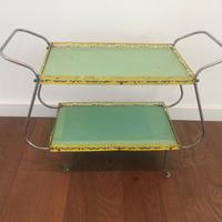 Carrello in metallo anni 50