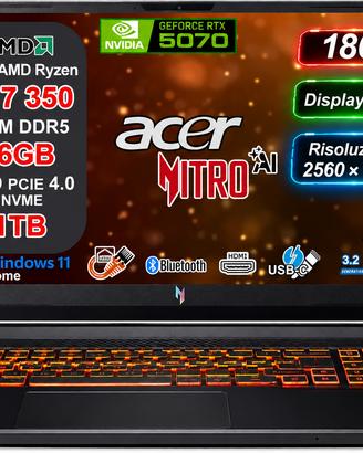 NOTEBOOK GAMING PC PORTATILE ALTA FASCIA NUOVO