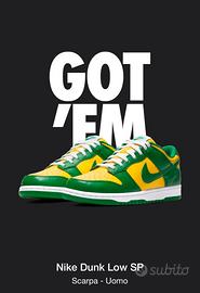 Nike dunk low Brazil