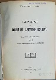 diritto amministrativo di Forti del 1926