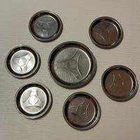 Set sottobicchieri in metallo