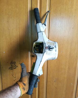 manubrio vespa 50 special elestart originale sterz