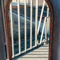 specchio cornice in legno
