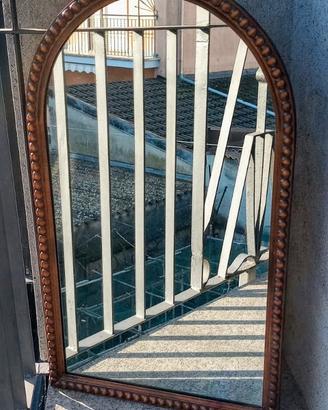 specchio cornice in legno