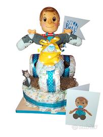 torte di pannolini e prodotti igiene 