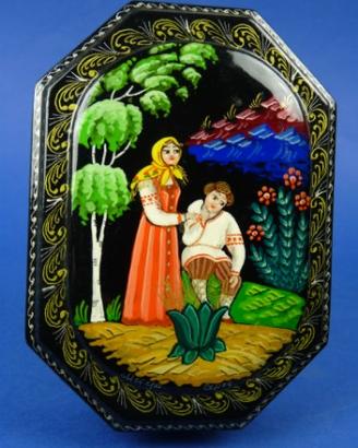 Scatola di lacca Russa