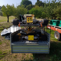 Go kart all kart con carrello e ricambi