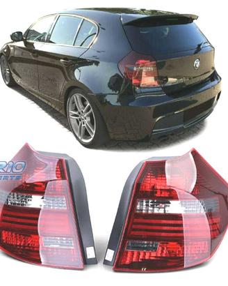 FANALI BMW E81 E87 LCI 07-11 ROSSO AFFUMICATO
