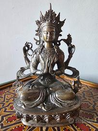 Statua buddhista tibetana