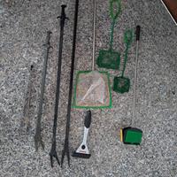 accessori pulizia acquario