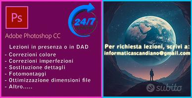 Insegnante di Grafica e utilizzo Photoshop