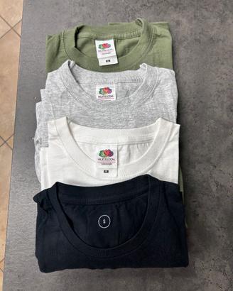 4 T-SHIRT ASSORTITE TAGLIA S - COTONE - NUOVE