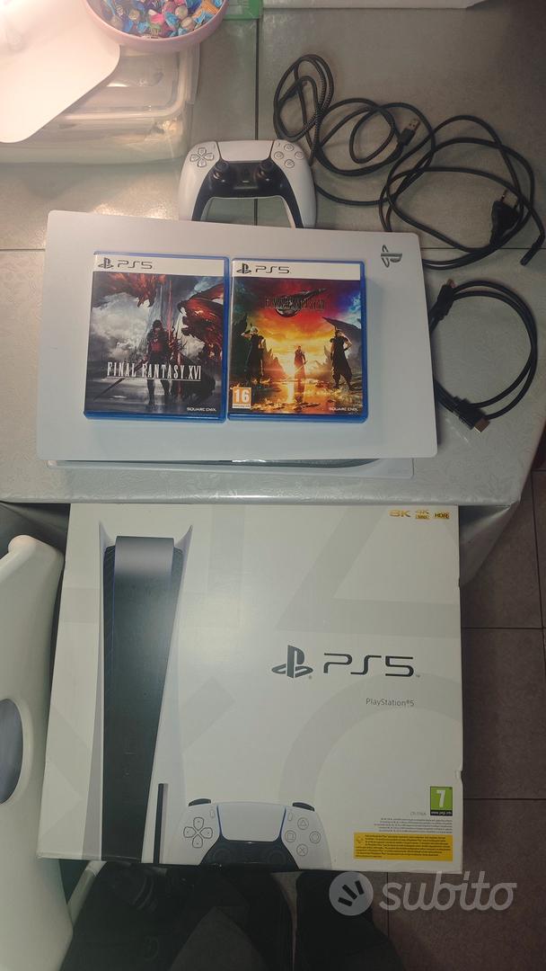 PS5 con controller e 2 giochi - Console e Videogiochi In vendita a Roma