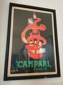 Quadro pubblicità Campari
