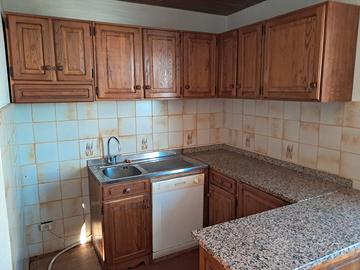 Cucina con lavastoviglie nuova