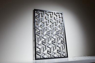 Quadro Moderno in Metallo di Design