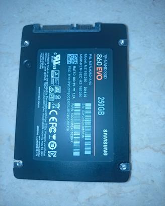 disco solido Samsung 860 Evo da 250 GB