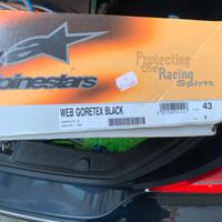 ALPINESTAR STIVALI MOTO GORETEX NERO 43  NUOVI