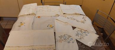Biancheria casa ricamata a mano
