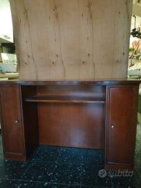 mobile ingresso scrittoio vintage legno euro 70 