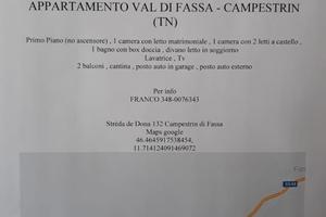 Campestrin di Fassa appartamento