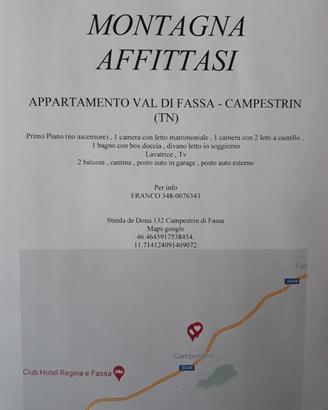 Campestrin di Fassa appartamento