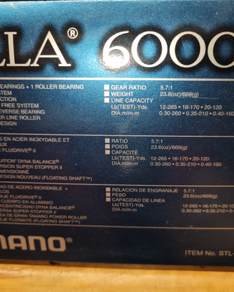 Shimano stella 6000 Fa