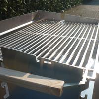 Barbecue a legna e carbonella inox 60G - ilSimo