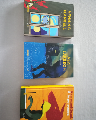 Collana Giallo Svezia (Mankell, Larsson, Marklund)