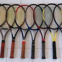 Tennis Raccolta telai Storici ed iconici.