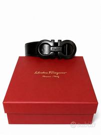 Cintura Ferragamo - 125cm - Nera e Marrone