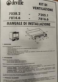 kit ventilazione inserto deville