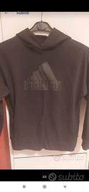 felpa nera ragazzo Adidas età 9-10 in buono stato