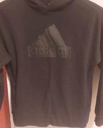 felpa nera ragazzo Adidas età 9-10 in buono stato