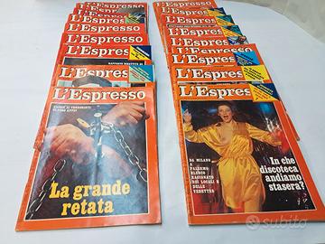 riviste l'espresso vecchie del 1979-80 n°18