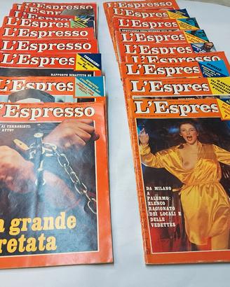 riviste l'espresso vecchie del 1979-80 n°18