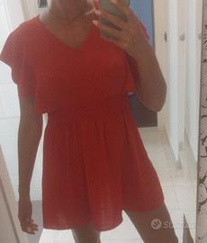 Abito rosso corto
