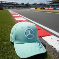 Cappello Mercedes Verde Autografato Lewis Hamilton