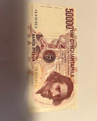 50.000 Lire Bernini 1° Tipo (1984)  SPL/Quasi FDS