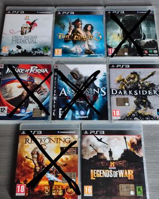 Lotto giochi PlayStation3 PS3