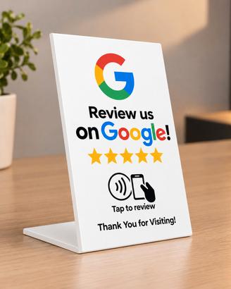 Google review Card con stand 