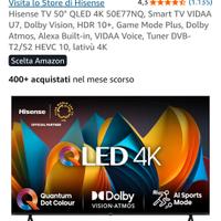 Hisense TV 50 pollici 