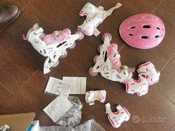 pattini in linea tracer set girl tg 30-33 ottimi