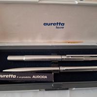 Stilografica e penna a sfera aurora 