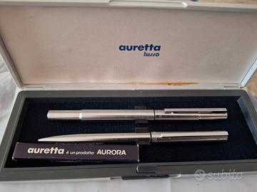 Stilografica e penna a sfera aurora 