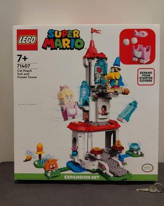 Lego S.Mario 71407 Costume Peach gatto e Torre