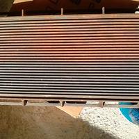 Piastra rigata in ghisa per cucina industriale