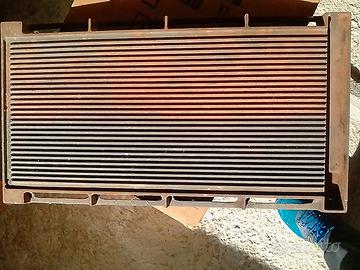 Piastra rigata in ghisa per cucina industriale