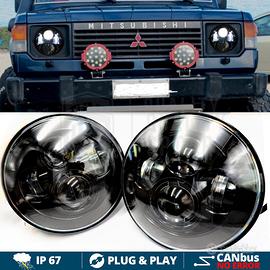 FARI LED 7 Pollici Per MITSUBISHI PAJERO 1 6500K